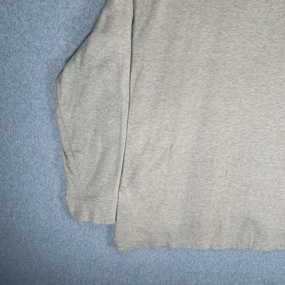 Polo Ralph Lauren Quarter Zip Sweater Mens 2XL Beige Estate Rib Knit Pullover - Picture 11 of 16